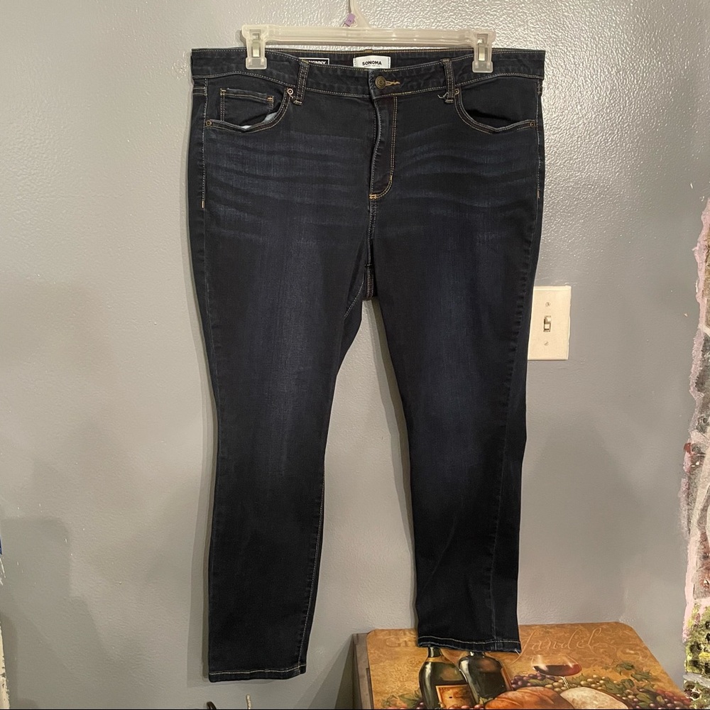 ‼️SOLD‼️SONOMA Size 18 Dark Wash Jeans